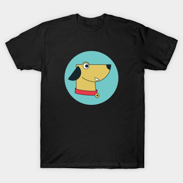 Dog Face T-Shirt by NickDsigns